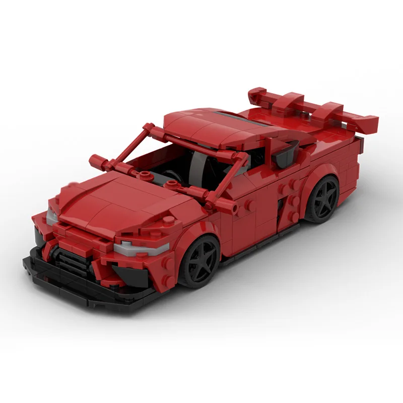 سرعة سباق السيارات نموذج MOC قوالب بناء S15 الانجراف سيارة رياضية وحدات التكنولوجيا الأطفال هدايا العيد تجميع اللعب البدلة