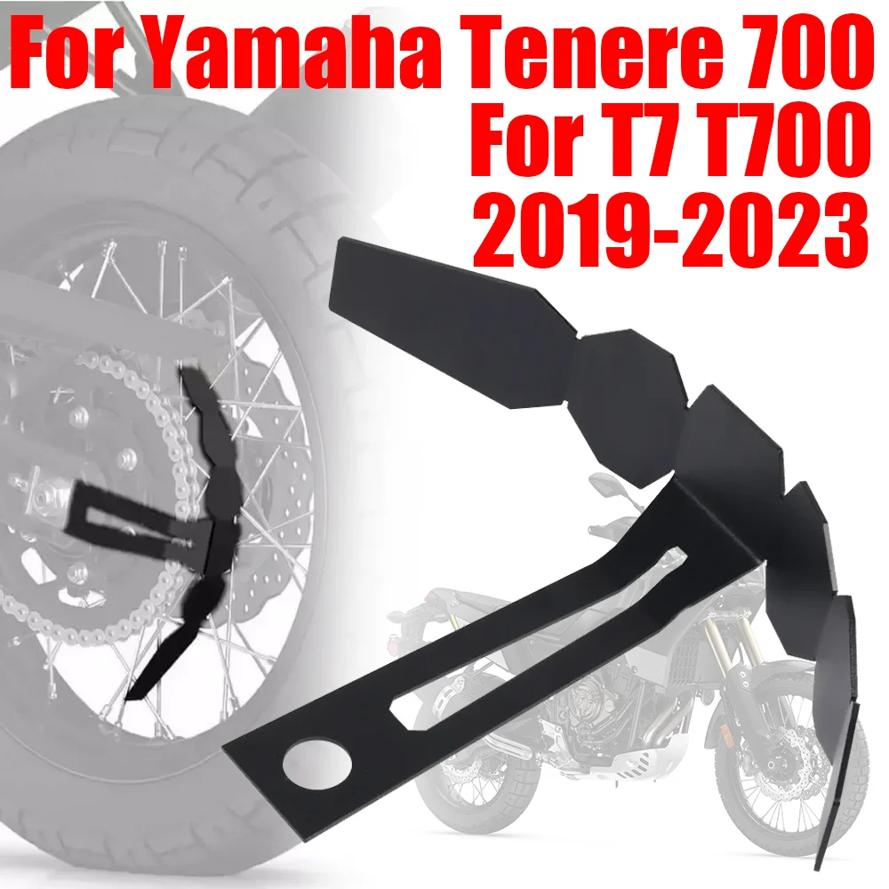 

For Yamaha Tenere 700 T7 T700 XTZ 690 700 XTZ700 Accessories Rear Belt Chain Guard Cover Fender Mudguard Sprocket Protector