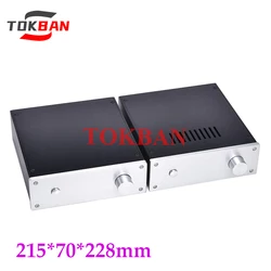 Tokban 215*70*228mm All Aluminium HIFI Preamplifier Chassis Enclosure DIy Headphone Amplifier Case Shell