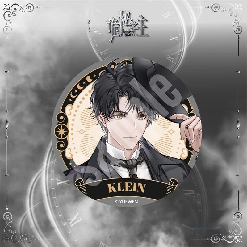 

Original Lord Of Mysteries Anime Goods Badge Refrigerator Magnets Set - Klein Moretti, Leonard Mitchell, Derrick Berg, Amon