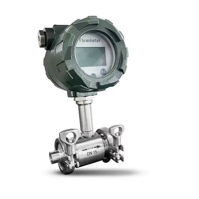 High Precision Liquid Turbine Flow Meter Low Viscosity Clean Fluid Measurement Sensor for Water Oil Chemical Industrial