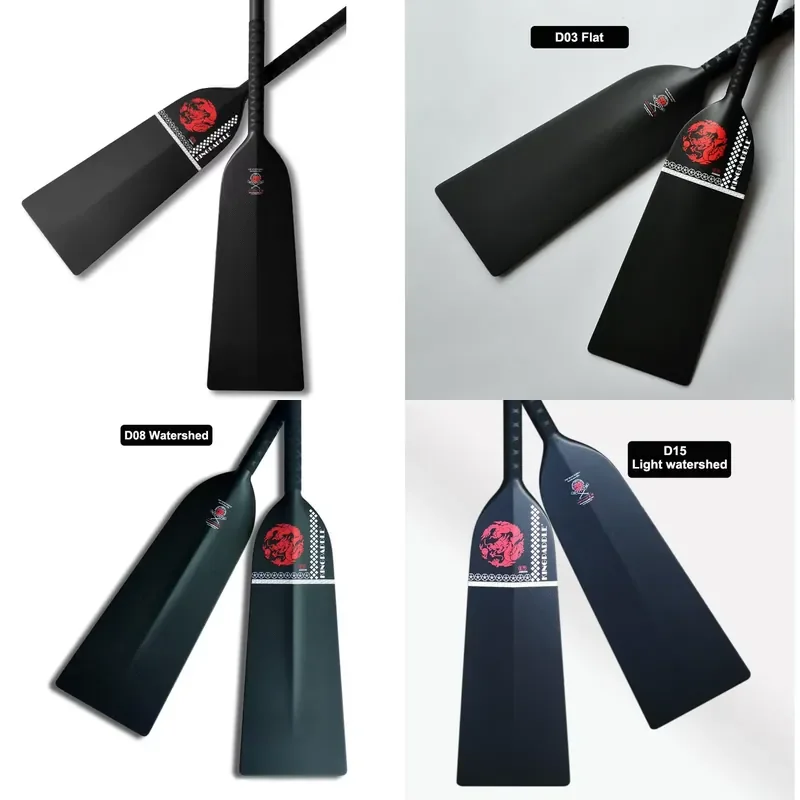Kingpaddle IDBF Approved High Strength 100% Carbon Fiber Dragon Boat Paddle