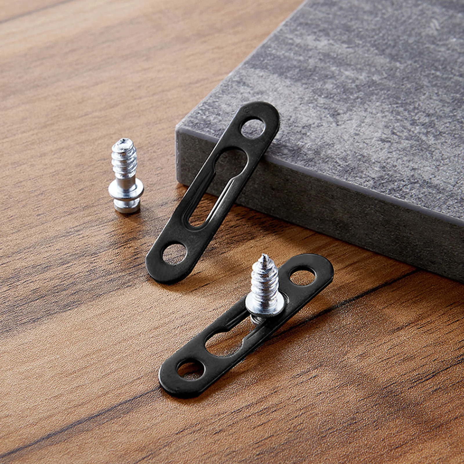 

20Pcs Invisible Furniture Connectors Parts Practical Fixing Screws Cabinet Wardrobe Fasteners