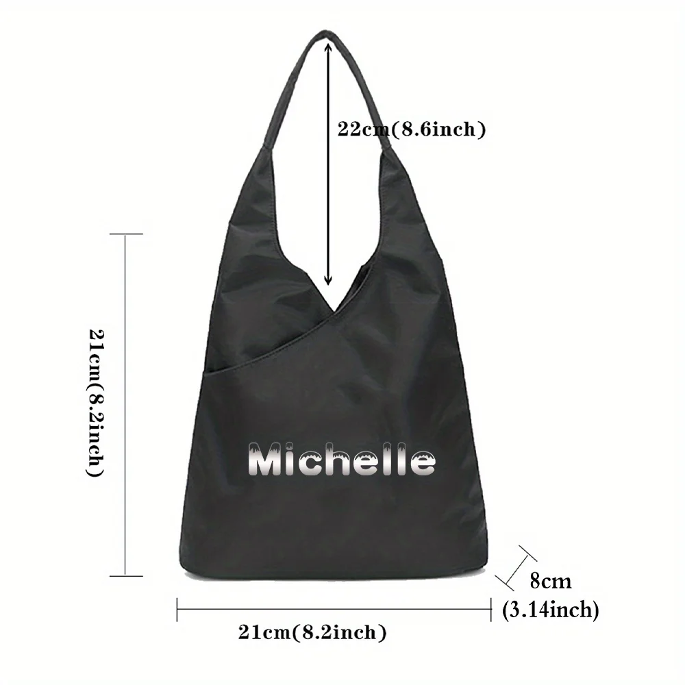 Personalized Customized Waterproof Nylon Handbag Casual Large Capacity New Women's Shopping Handbag