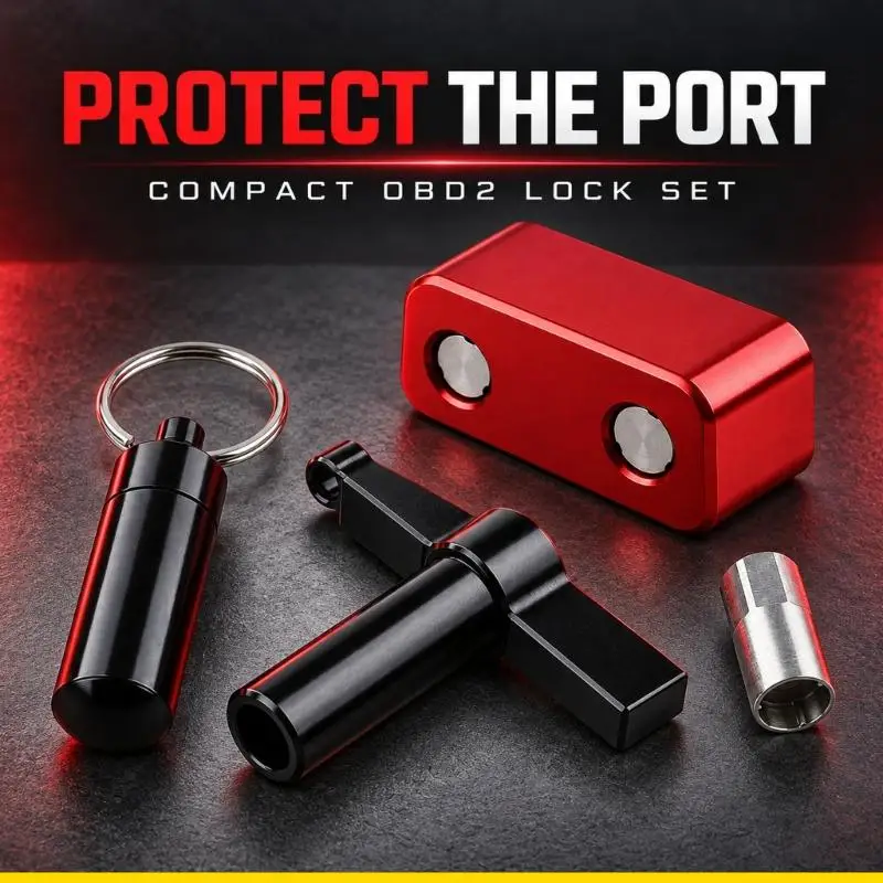 SZCH Anti-Theft OBD2 Port Lock with Dedicated Installation Tool Operation