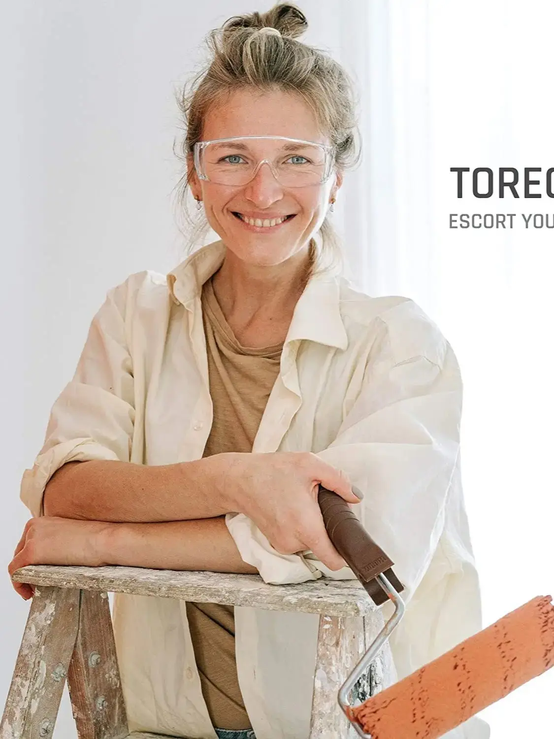 Lunettes de sécurité anti-buée avec évents latéraux, monture en PC, pour laboratoire, usage médical, anti-impact, protection du travail