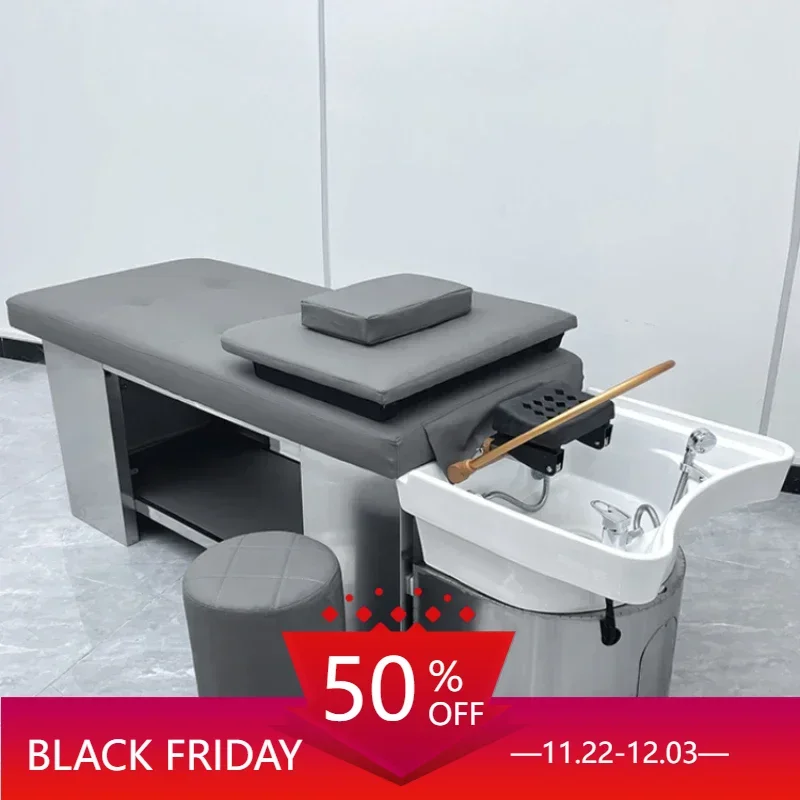 Shampoo Washing Equipment Porcelain Hairdressing Salon Washbasin Massage Chair Massage Pedicure Spa Foot Salons Head Spa