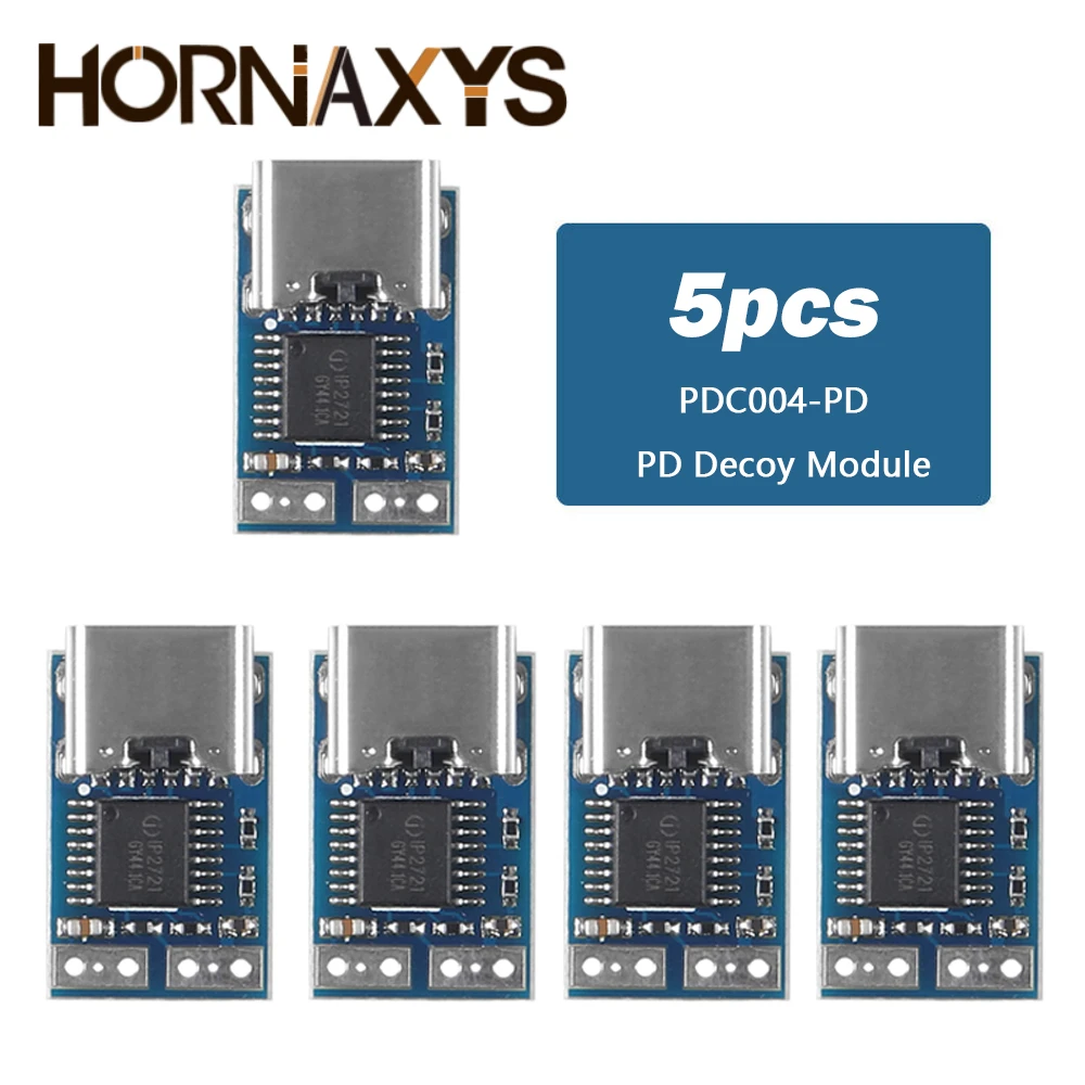 10 sztuk PDC004-PD 9V 12V 15V 20V moduł wabika PD Ip2721 PD23.0 do DC DC przedłużacz wyzwalający ładowarka QC4