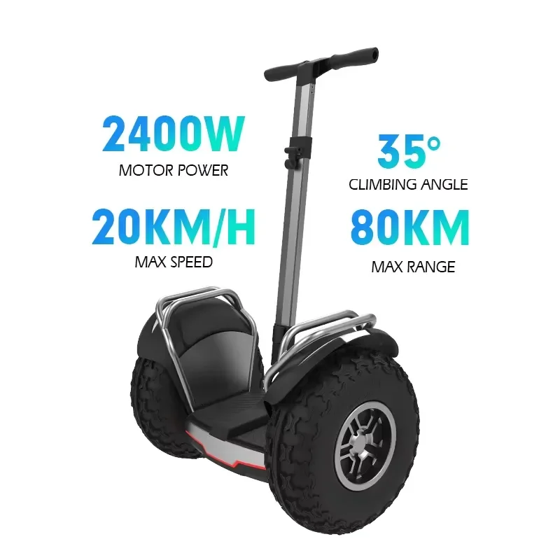 for MK013 Powerful Adult Electric Scooter Off Road Fat Tire Self Balancing E Scooter with Seat US Warehouse
