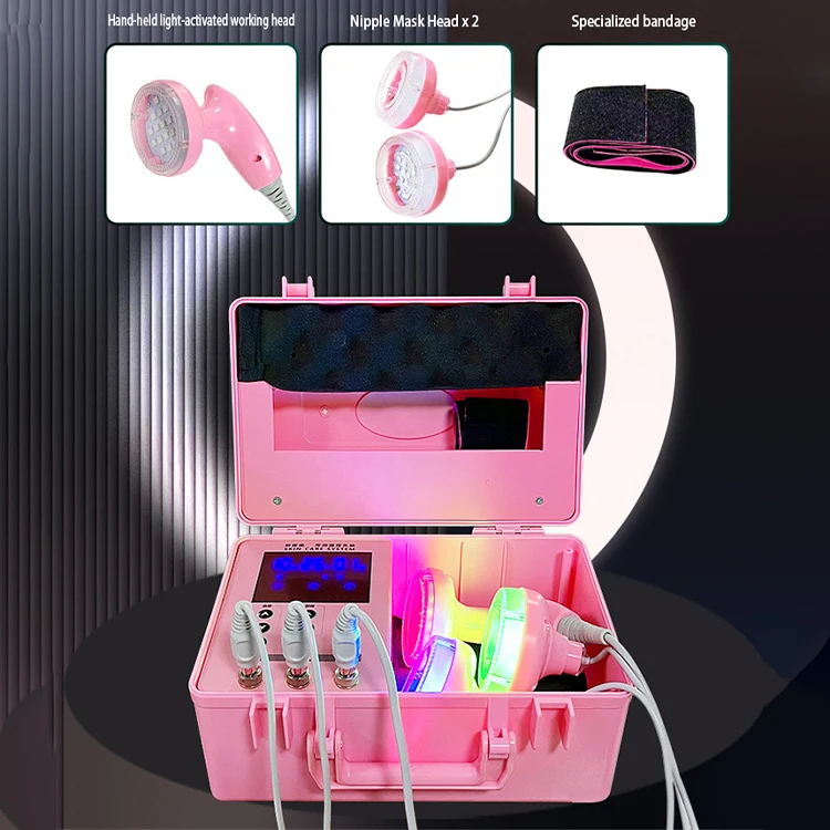 2025 Strongest Relaxing Message Buttock Enhancement Suction Lifter Butt and Hips Pump Enlargement Pink PDT LED for Private Pink