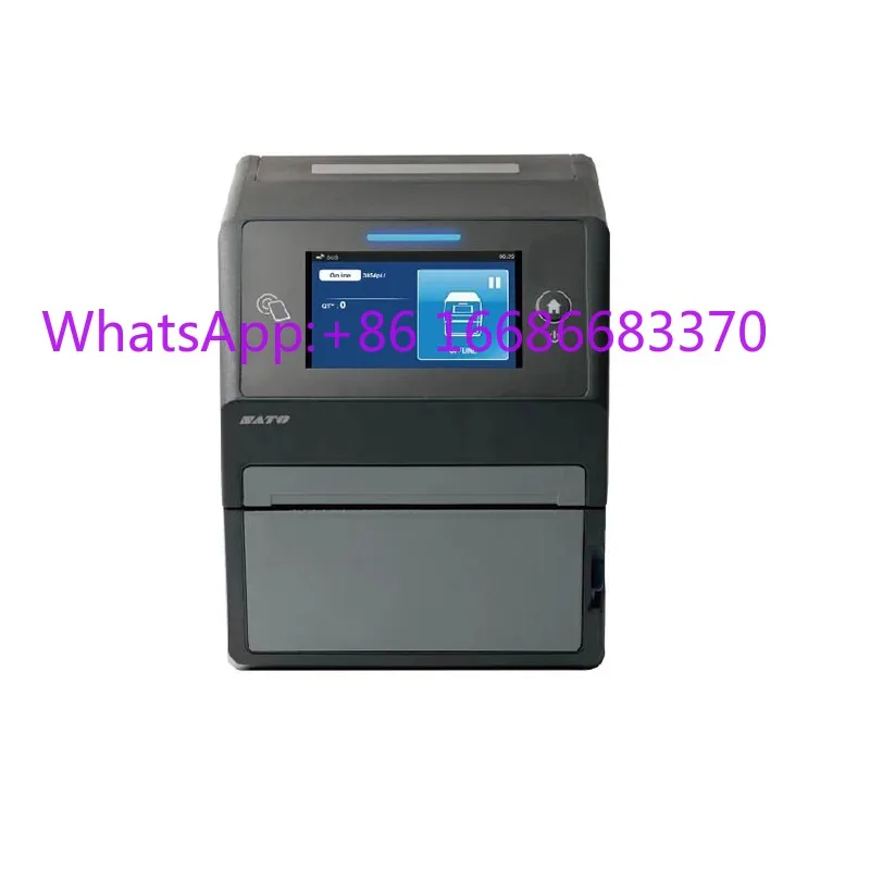 4-inch CT4-LX recognition printer with 203DPI and 306DPI label printer, equipped with a 4.3-inch monitor