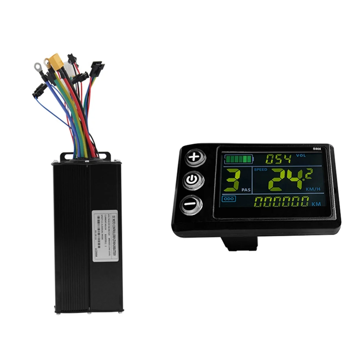 

Mountain Vehicle Electric Bicycle Power Modified Accessories LED S866 Display Panel 40A Sine Wave Controller Brushless