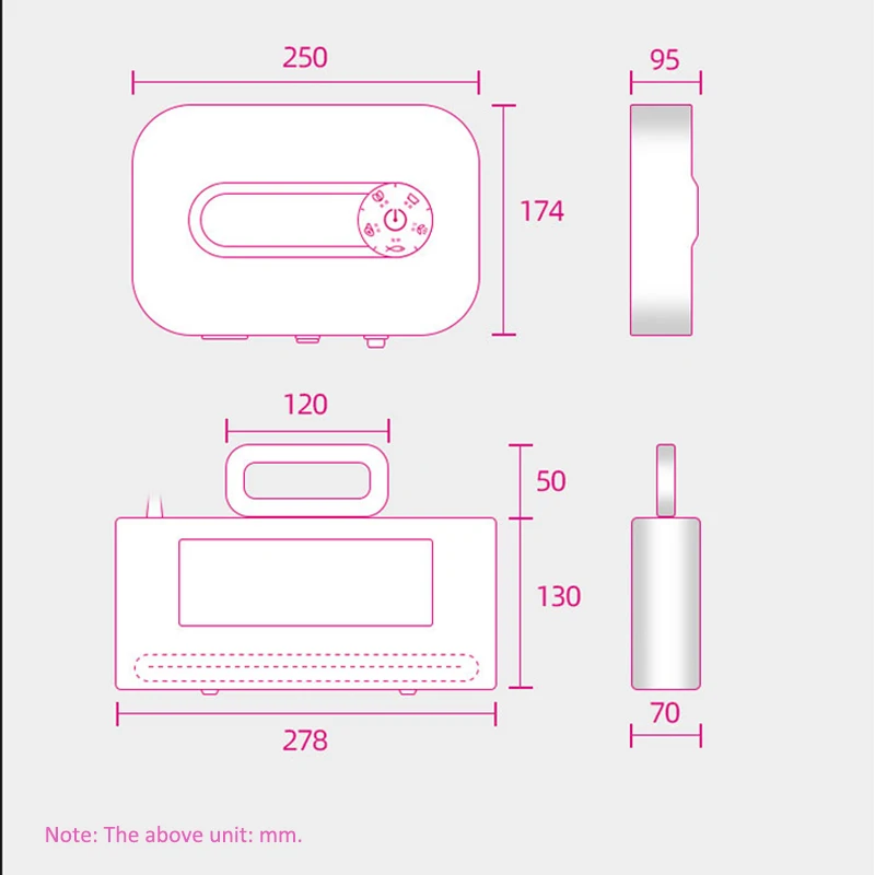 Installation-free Sink Dishwasher Fully Automatic Household Ultrasonic Water Catalyst Small Independent Portable