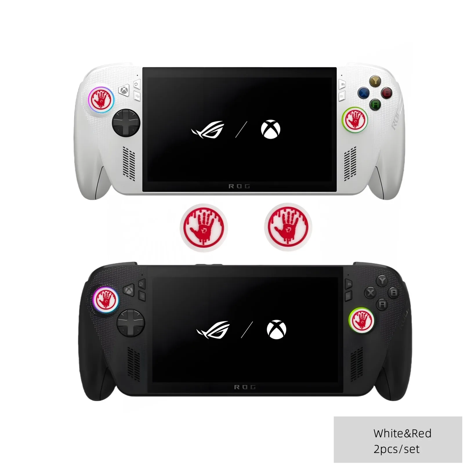 2PCS Thumb Grip Caps for Rog Ally Anti-Slip Joystick Cover Set Silicone Thumbstick Caps for ROG Xbox Ally X/Xbox SeriesX/S - Image 4