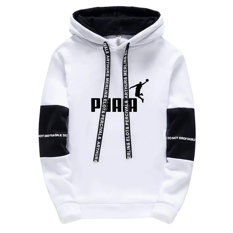 Mens Tracksuit Casual Hooded Sweatshirt Sweatpants Jogging High Quality Hot Sales Outfits Simplicity Printing Versatile Clothing