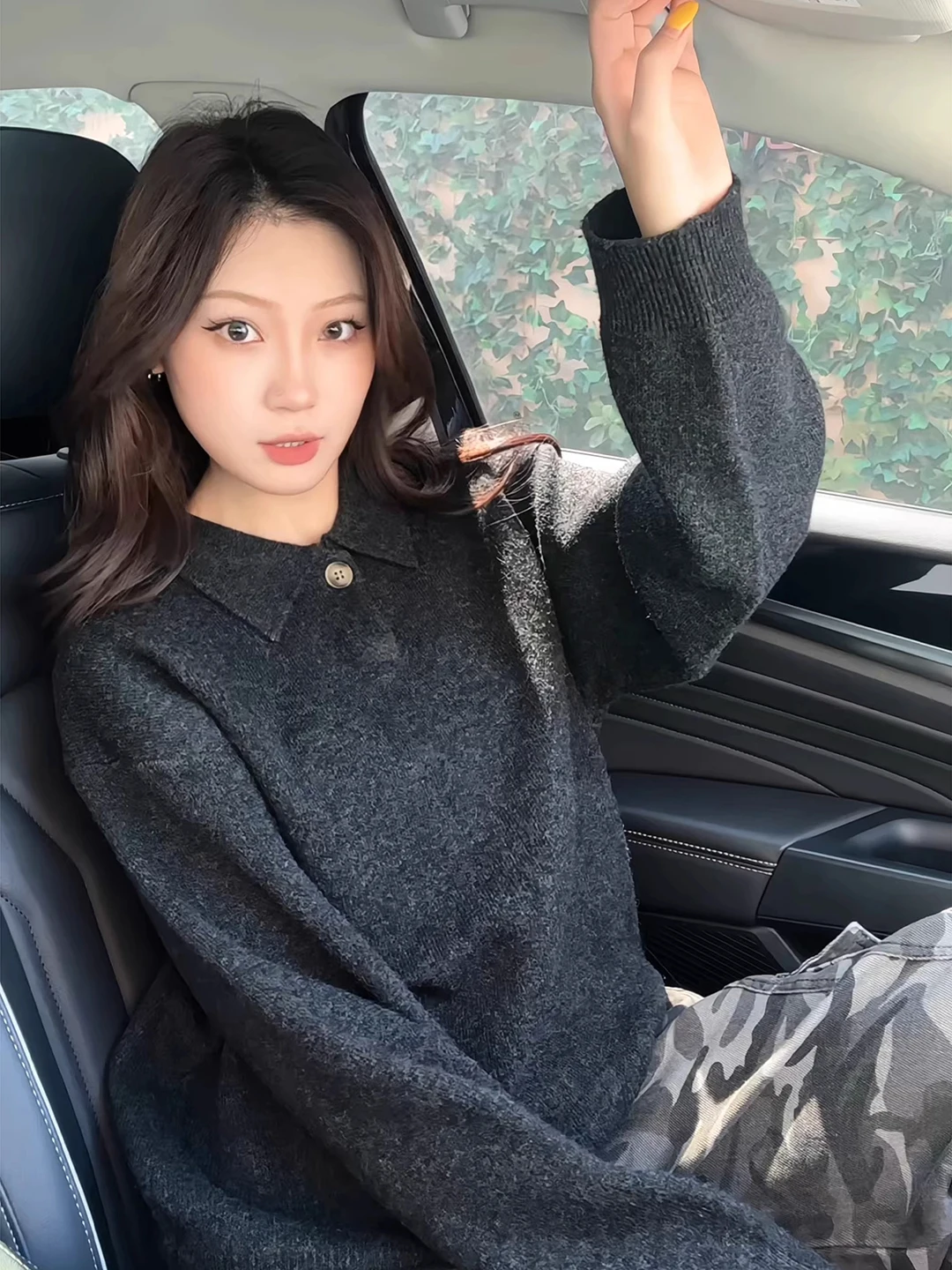 

Мужской вязаный свитер с круглым вырезом, утолщенный, с длинным рукавом, укороченный, однотонный, в повседневном стиле, свободного кроя, осенне-зимняя мода