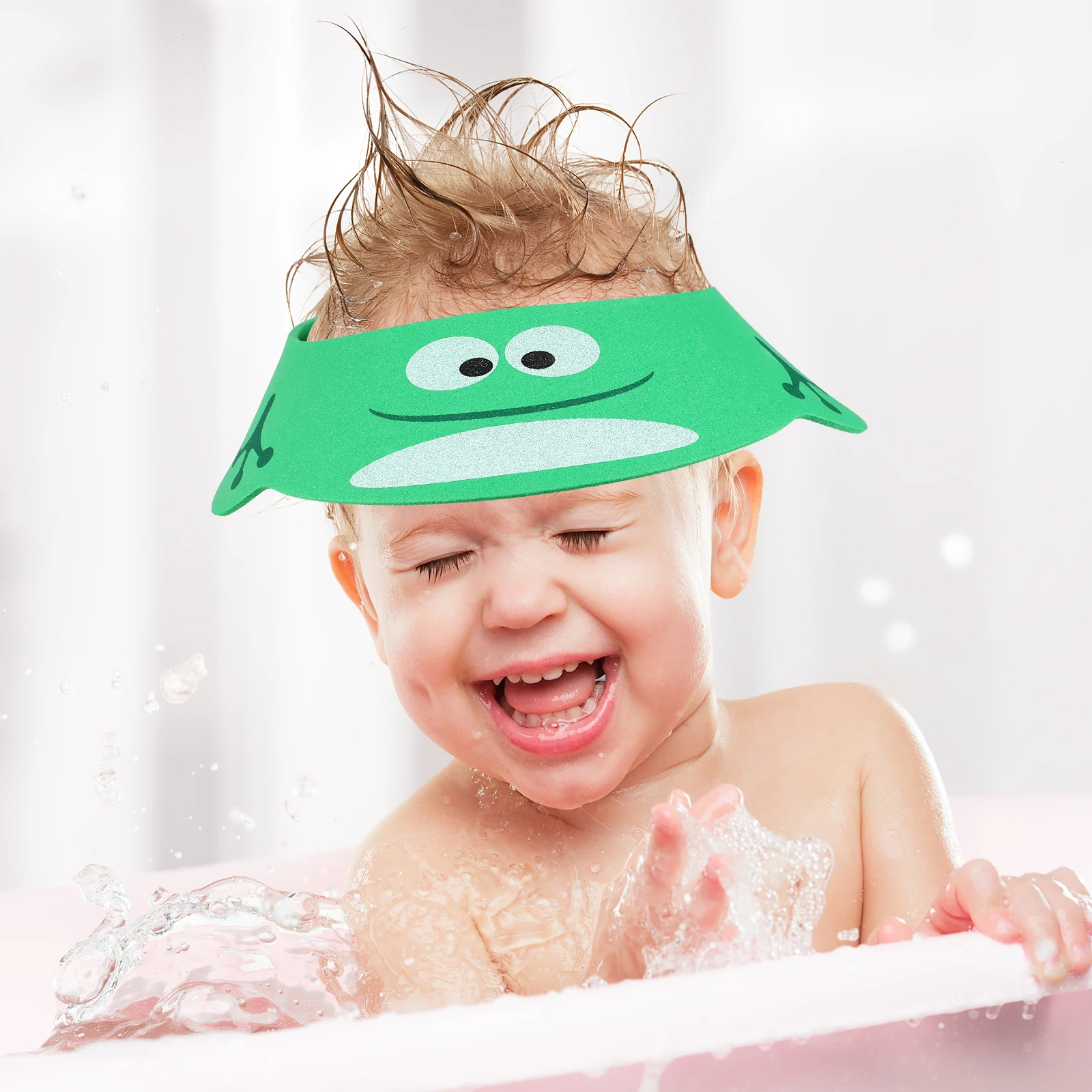 

Baby Shampoo Cap Children Shower Hat Adjustable Bath Toddler Hair Washing Shield Protect Eyes Ears Water Safe Durable Fits Most