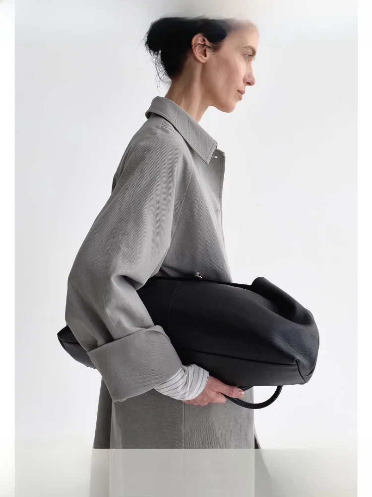 

Planites Women's Long Sve Cotton Coat Enzyme Waed Old Sle Cuff Windbreaker Straight Cut High Waist Daily Wear