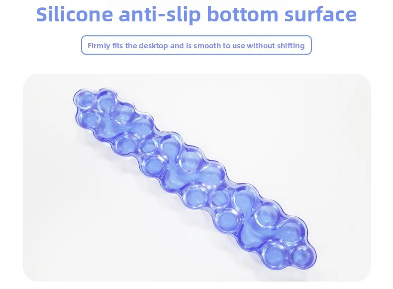 Transparentes Silikon-Handgelenkauflage-Set, Tastatur-Mauspad, Kühlgel, ergonomische Schreibtischunterstützung für Büro und Gaming, 4 Farben – Detail 4