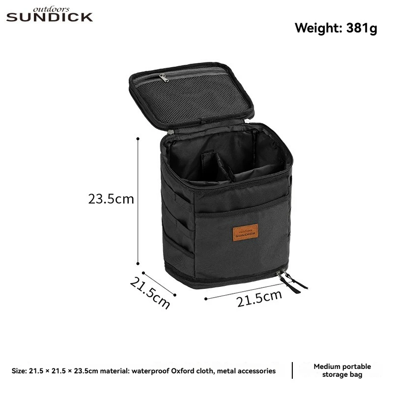 

Large capacity picnic cookware, travel tactics, outdoor camping, gas tank, tool storage bag
