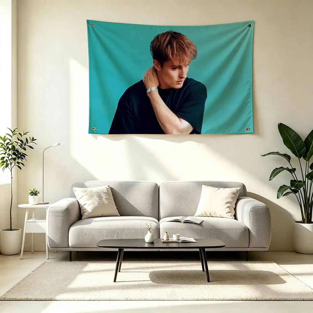 S-Sam fender Rock Singer Flag Suitable For Party Club Outdoor Interior Wall Decoration Banner Fans Gift