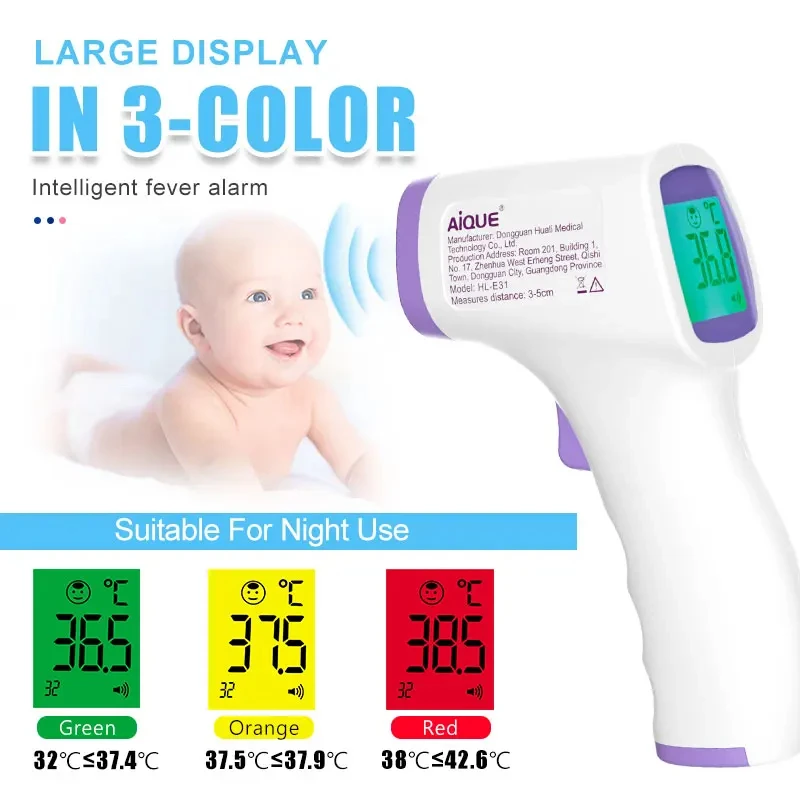 Forehead Infrared Digital Thermometer Non Contact Forehead Medical Baby Thermometer Fever Temperature Tool thermometer