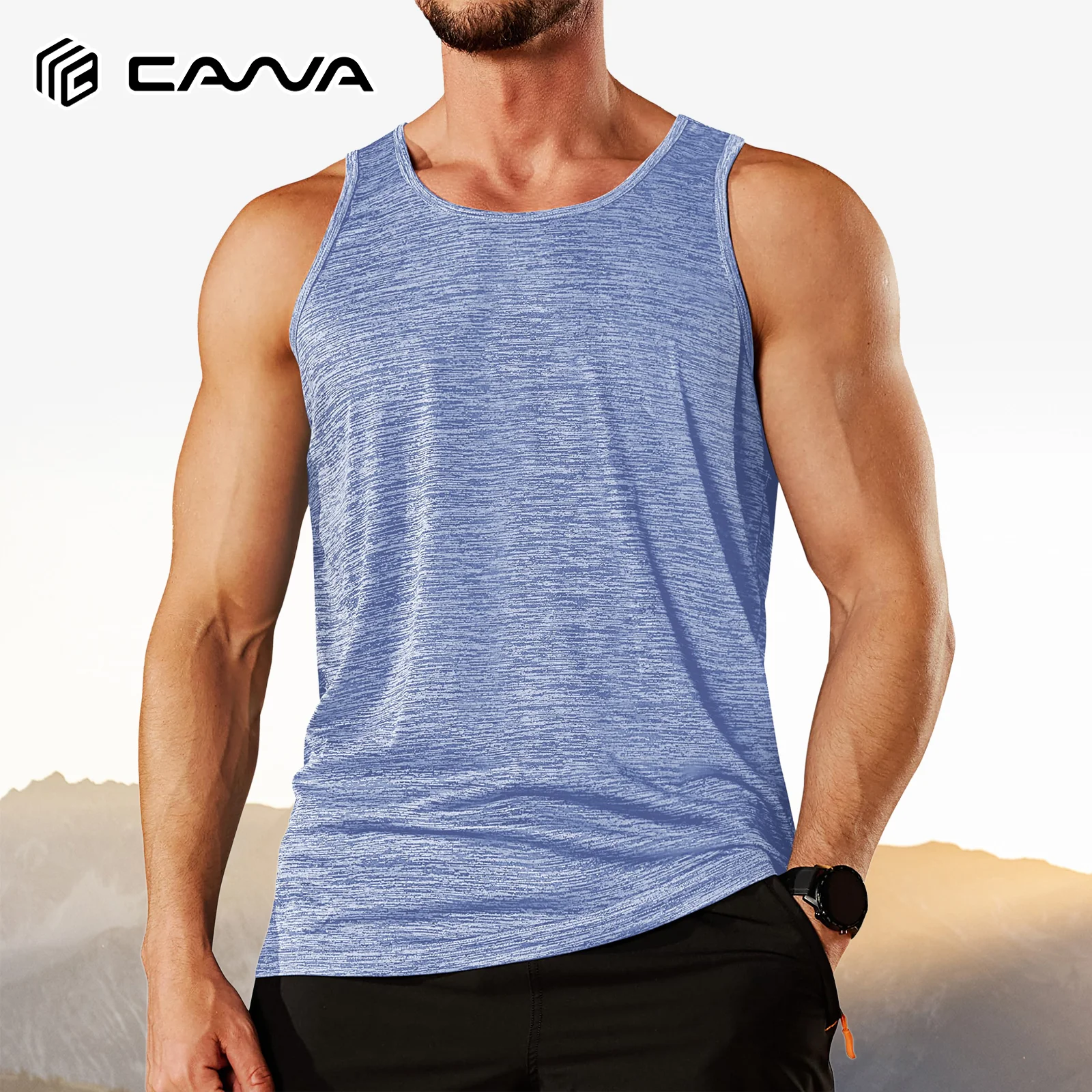 Débardeurs de fitness à séchage rapide pour hommes – T-shirts sans manches pour l'été, la gym, l'entraînement, la course à pied, le sport, la musculation