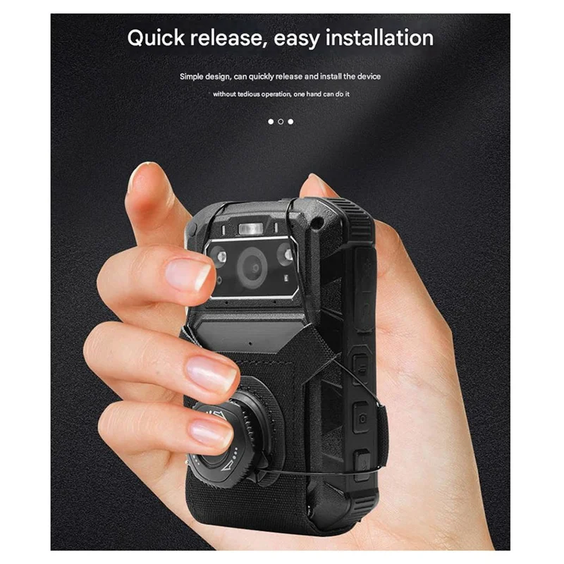 Recorder Case Fixed Set With Universal Back Panel Clip For Waist Belt Fast Reverse Anti Shake Recorder Case Cover