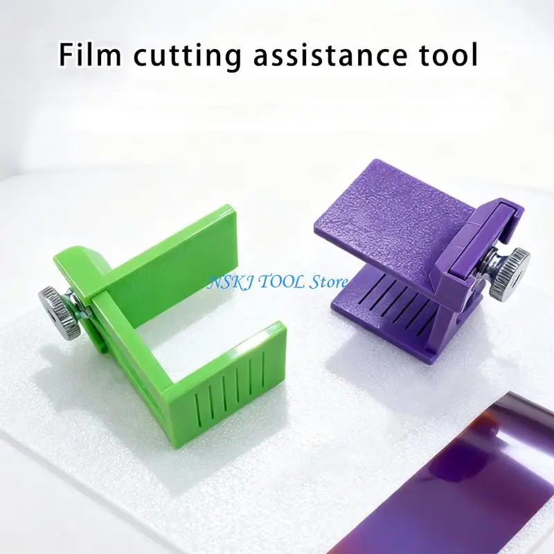 L8RC Wrap Cutting Template Tool Adjustable Width Cutting Small Guide Plate Straight Line Cutting Guide