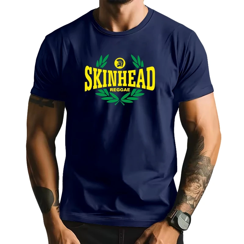 

cotton tshirt men summer tees Skinhead Reggae T-Shirt Spirit of 69 Trojan Skins Ska T Shirt Funny Top Tees Mens Tshirt