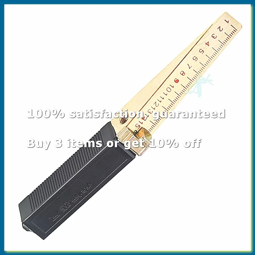 0.2mm Wedge Shaped Vernier Feeler Gauge Inspection Flatness Measuring Tool for House Engineering-A49I