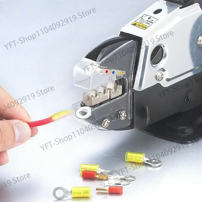 Pneumatic Cable Terminal Crimp Machine Semi Automatic Wire Crimping Pliers Electrical Splice Crimp Connector Equipment