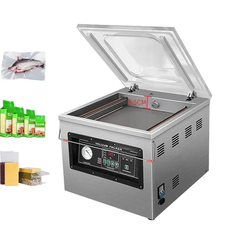 Rice Brick Vacuum Sealer Packing Machine househol Commercial Grain Cereal Bean Nuts Snack Food Vacuum Packaging Machine