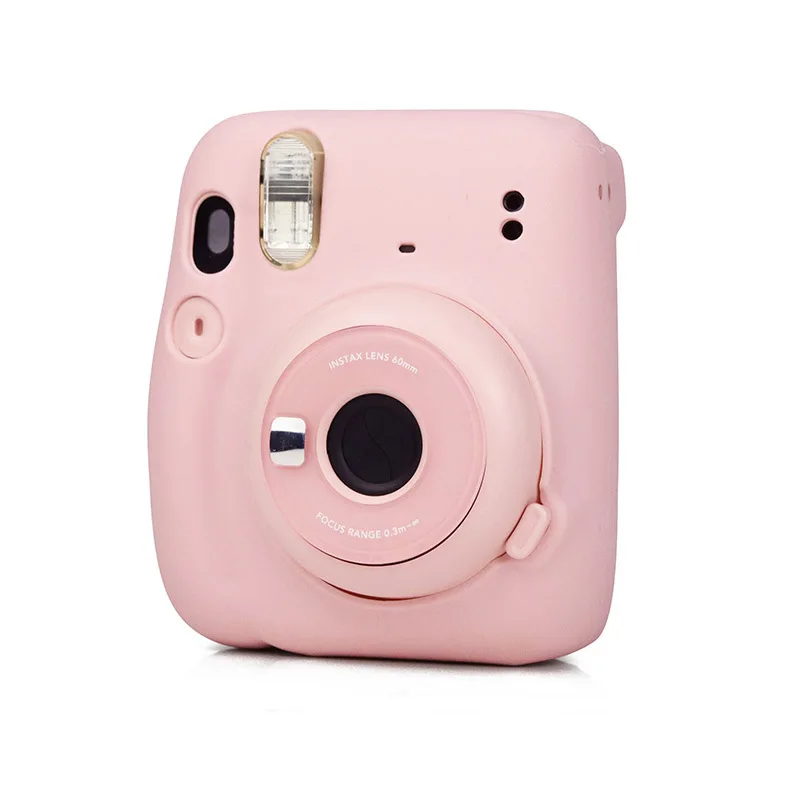 New Camera Silicone Case for Fujifilm Instax Mini11 For Mini 11 Shell Protective Cover Soft Shell Solid Color Scratch-proof Case