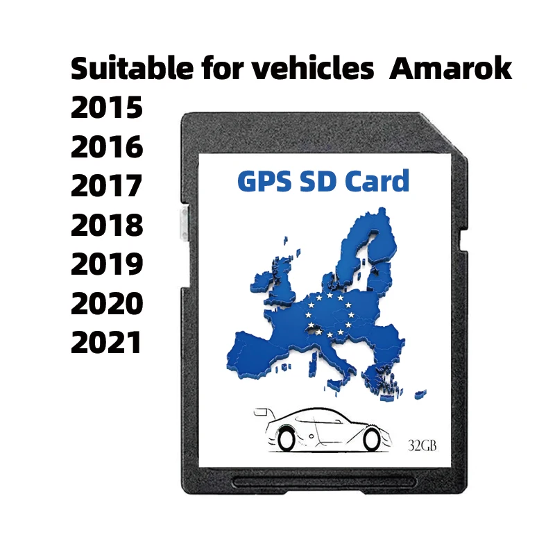 

32GB Navi Card Data for VW Amarok 2015 2016 2017 2018 2019 2020 2021 AS V20 5NA919866EU SD Card Europa Navigations system Update