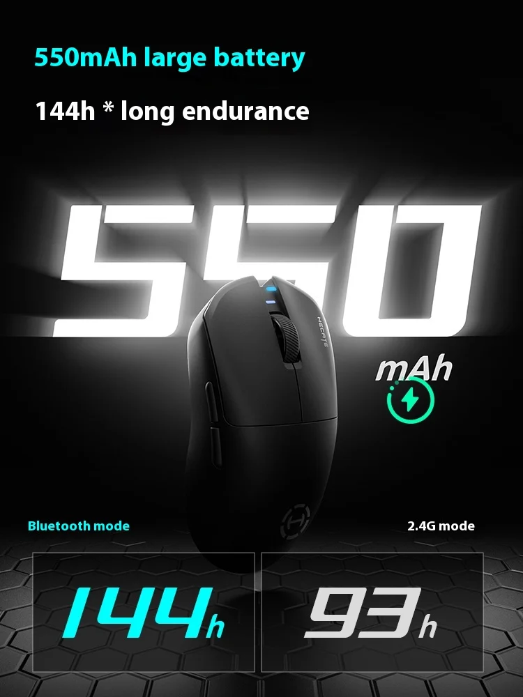 Edifier Hecate G3M Pro Mouse Gaming Nirkabel Tri-mode Yang Ditingkatkan Desain Ergonomis Ringan Paw3395 untuk Aksesori PC Esports