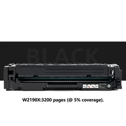 1 pack Compatible for HP3202 MFP 3302 HP Color LaserJet Pro 3202 MFP 3302 toner cartridge W2190X  219X large capacity with chip