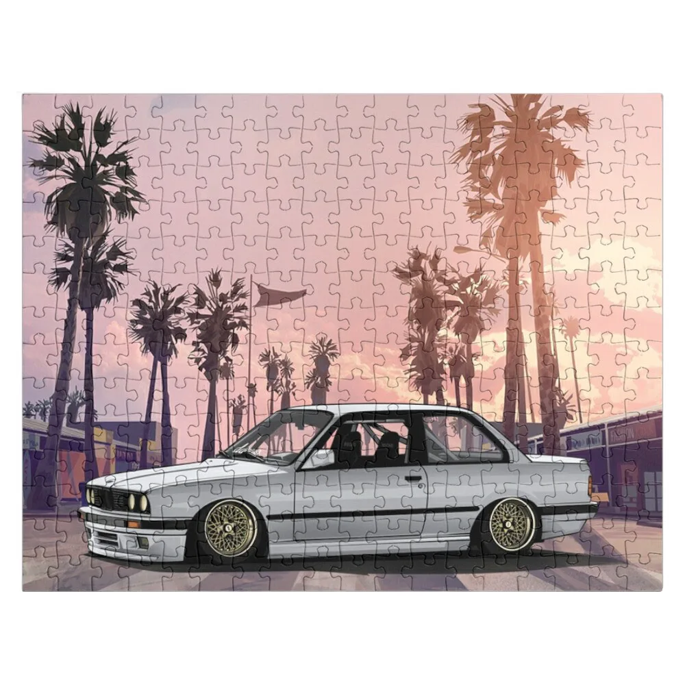 Grand Theft Auto E30 Style, GTA Car Jigsaw Puzzle Puzzle Game Children Puzzle Photo Custom Christmas Gifts Custom Name Child Toy