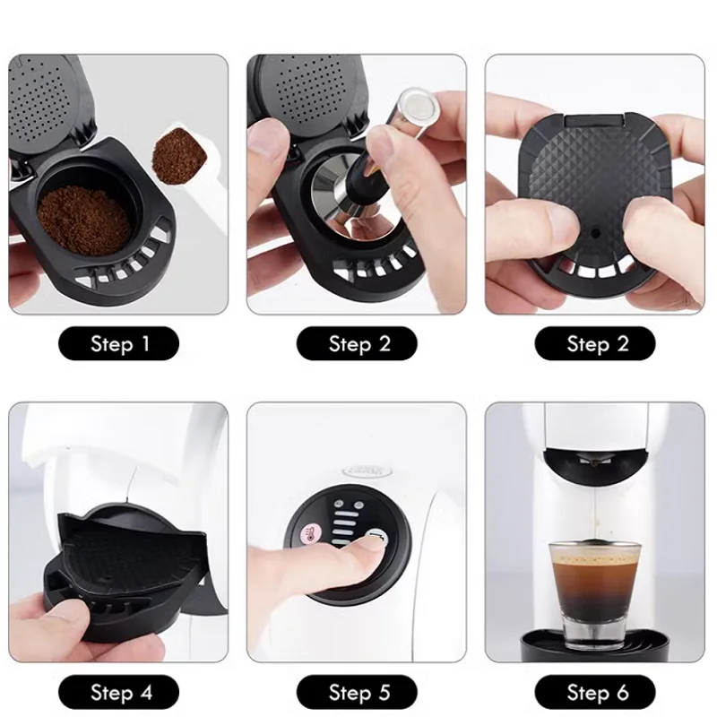 1PC Wiederverwendbare Kapsel Adapter Für Dolce Gusto Kaffee Kapsel Konverter Adapter Nachfüllbare Kaffee Kapsel Adapter