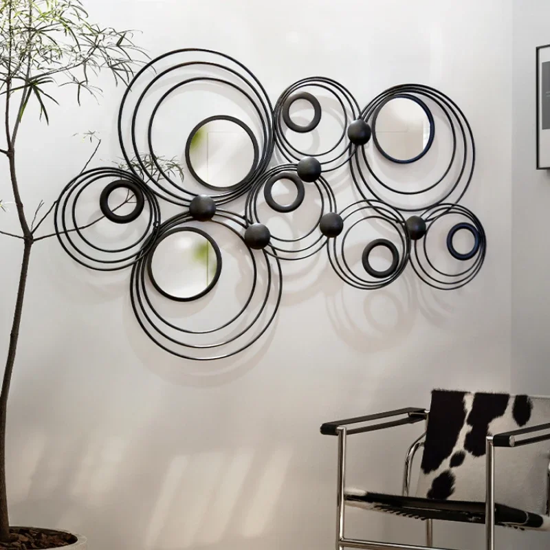 

Simple Modern Living Room Sofa Background Wall Decorative Pendant Creative