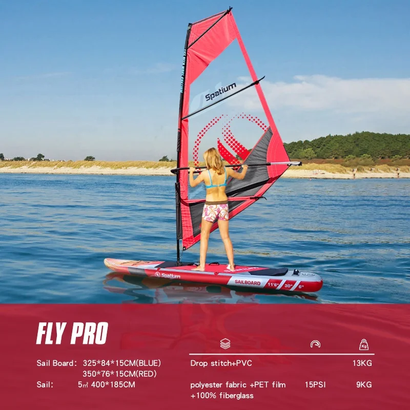 Favorite high quality Customized Inflatable windsurf board PVC Stand UP SUP Paddle Board For surfing