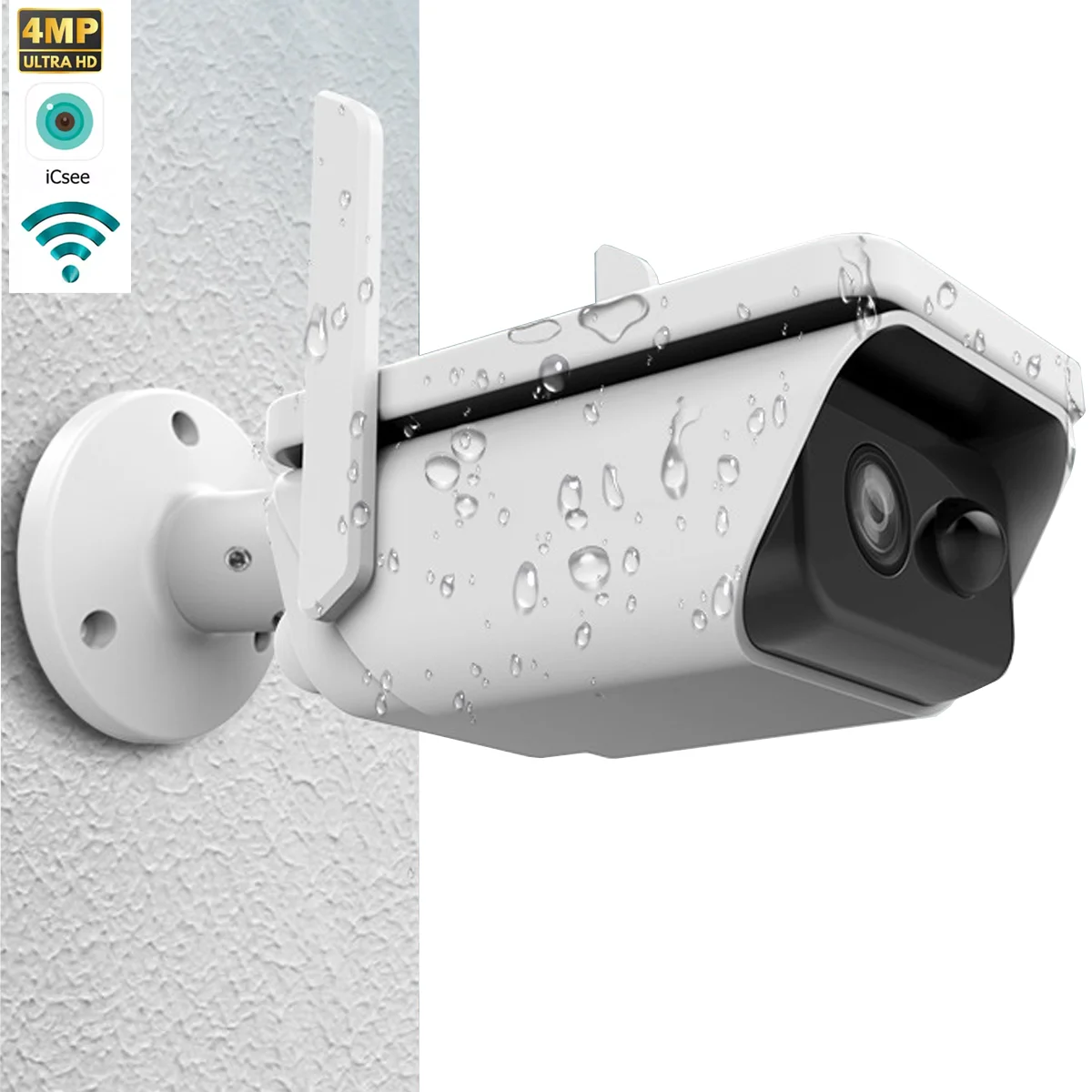 

Solar-Powered WiFi Camera by ICSEE 365-Day Battery Cycle 1080P Clarity, PIR Alarm, Night Vision, Dual - Antenna WiFi, Voice Talk