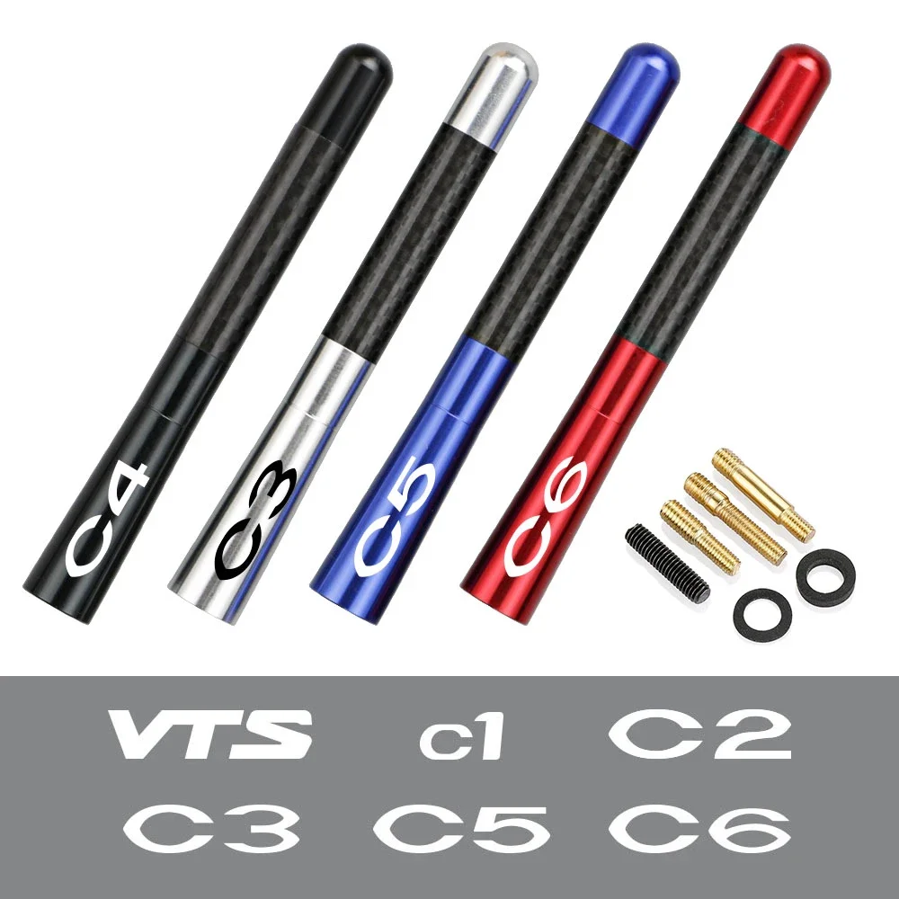 

Автомобильная антенна 12 см из углеродного волокна, автомобильные аксессуары для Citroen C4 C3 C5 C6 C1 Jumpy VTS Picasso Berlingo C-ELysee C-Crosser C2