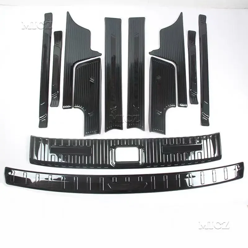 

Stainless Steel For Nissan PATHFINDER 2018 - 2024 Rear Bumper Protector Sill Trunk Tread Plate Trim Car Accessories