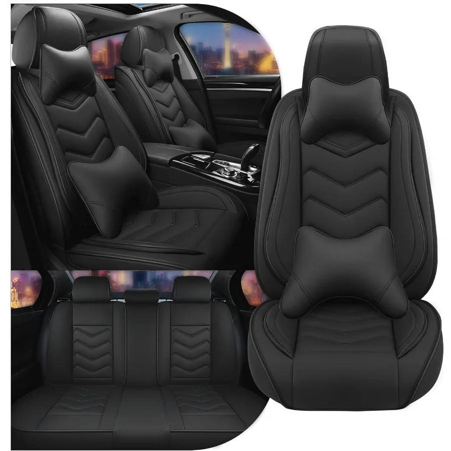 

Car Seat Covers for Honda Civic 2000-2026 Stylish Sport Seat Cover Premium Nappa Leather Car Seat Cover. Automobile Seat Covers