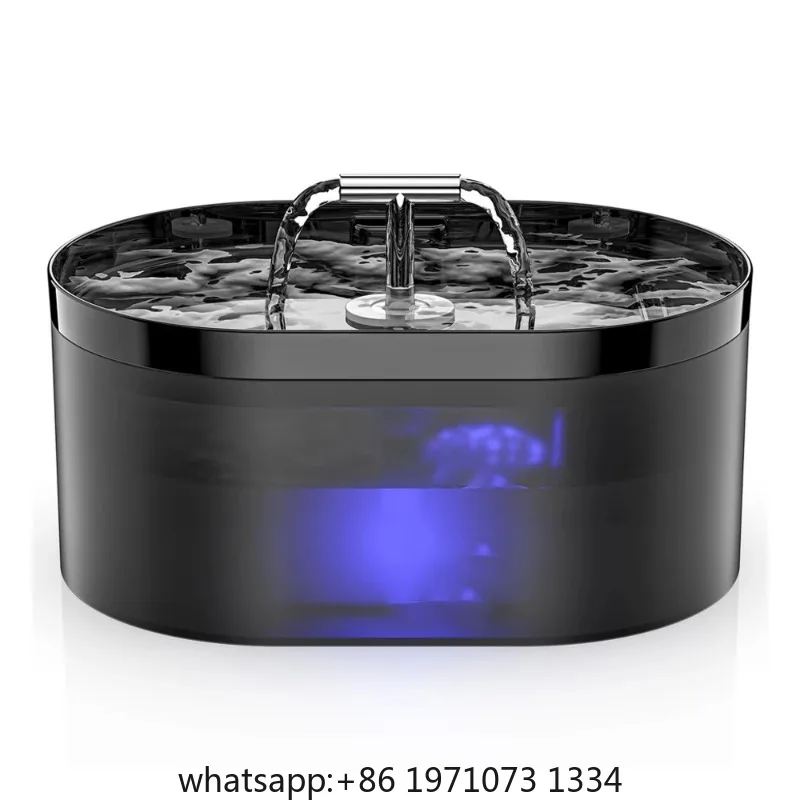 2.2L T-shaped Cat Water Fountain,Pet Water Dispenser With Filter,Dog Drinking Fountain For Cats,Ultra Quiet Water Pump