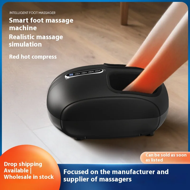 

Full-Wrapped Pedicure Machine Automatic Roller Kneading Sole Massage Instrument Airbag Pressing Foot Massager