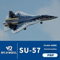 Xfly Xunfei Double 40mm Russian Su-57 Dual Engine Channel Image True Fighter Electric Model Aircraft Fixed Wing