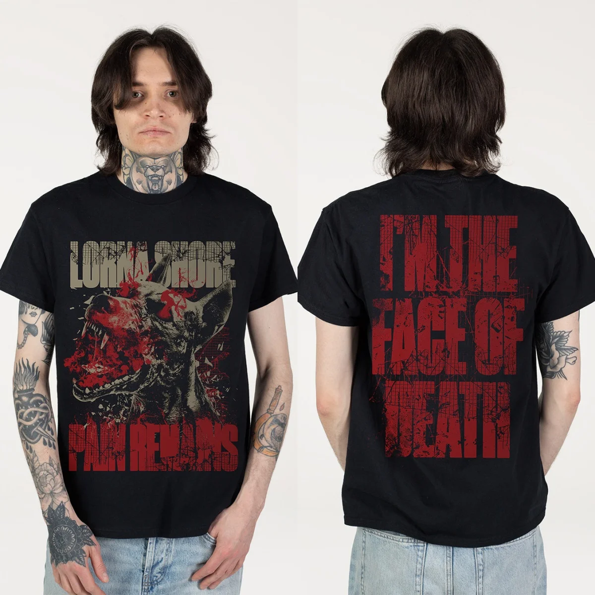 Lorna Shore and I Return To Nothingness Cover Band T-Shirt Cotton Graphic Tee Men Women Summer Streetwear