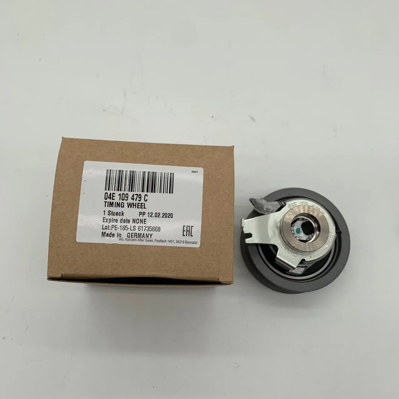 OEM 04E198119A 04E198119 Toothed Belt with Tensioner Pulley Kit for Audi Volkswagen SKODA SEAT 1.2T 1.4T 04E109479AA 04E109244B